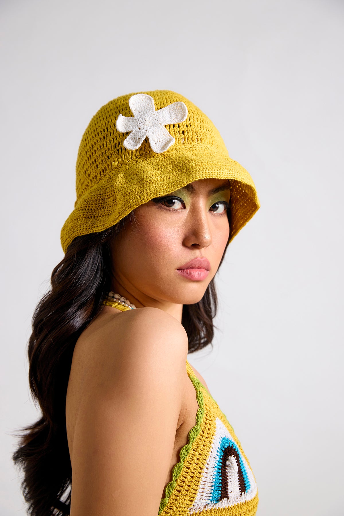 Spongebob:Flower Crochet Hat