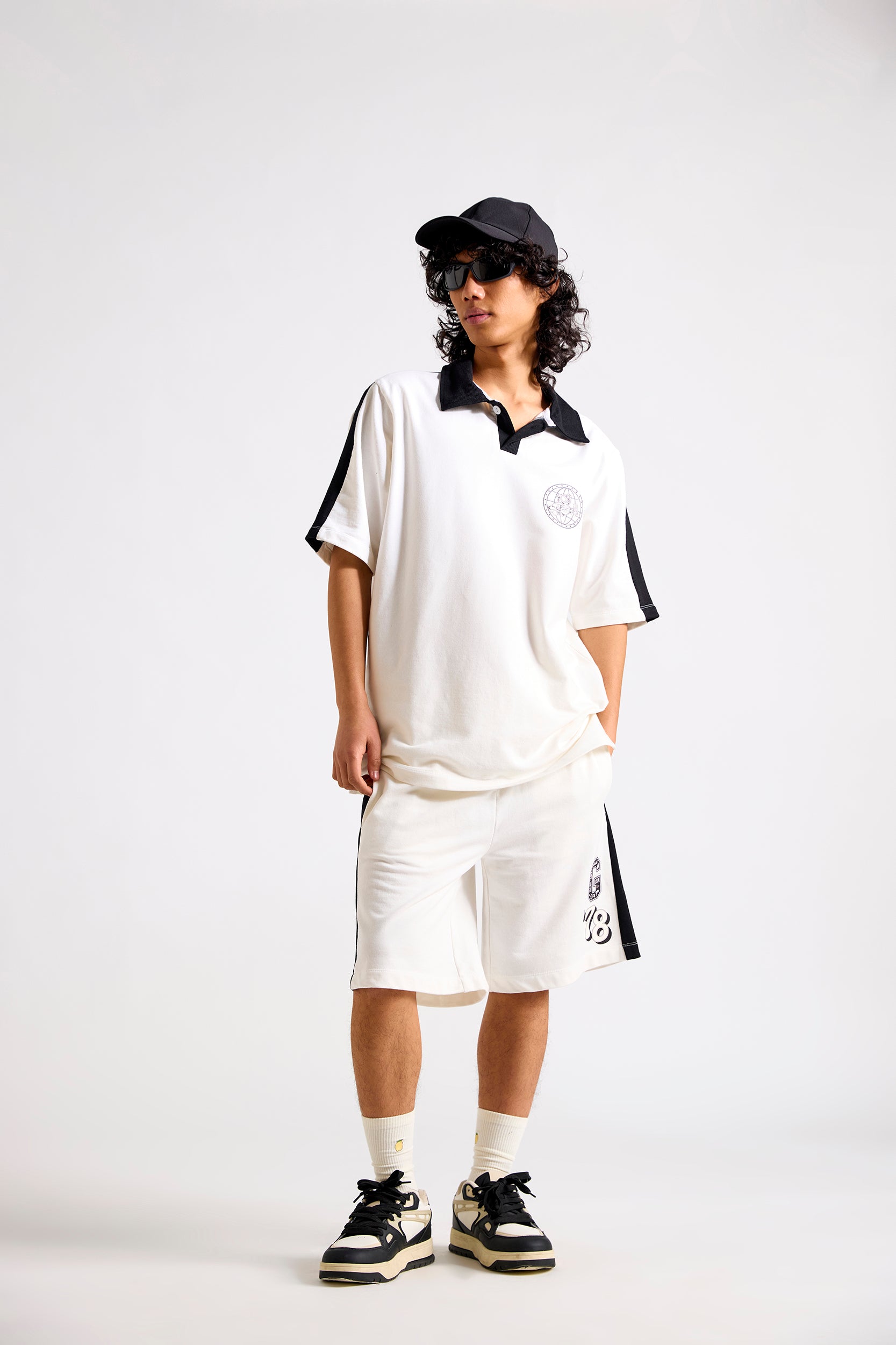 Garfield:1978 University Men's Oversized Polo T-shirt