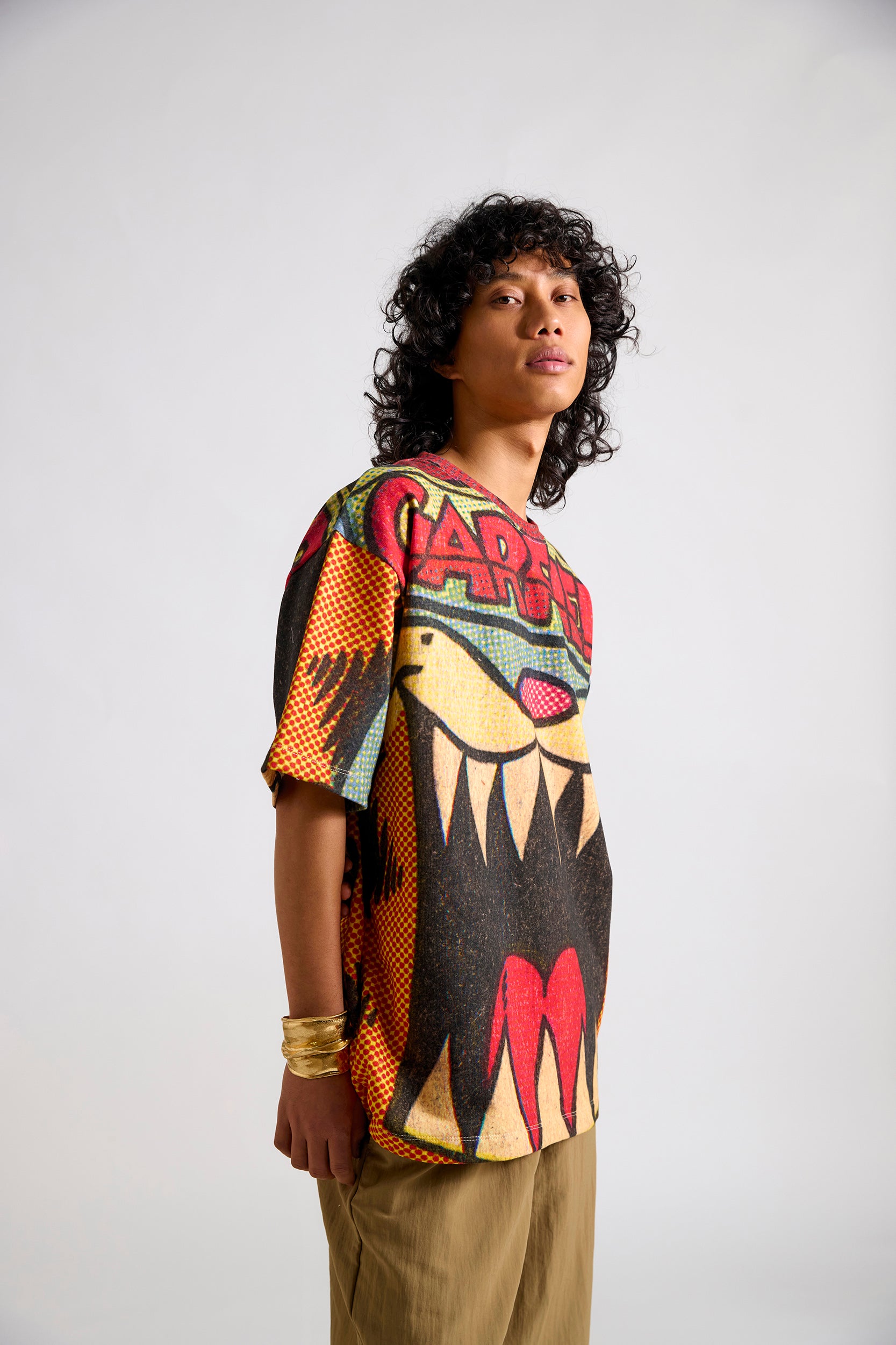 Garfield: Shout Out Loud Men's Oversized T-shirt