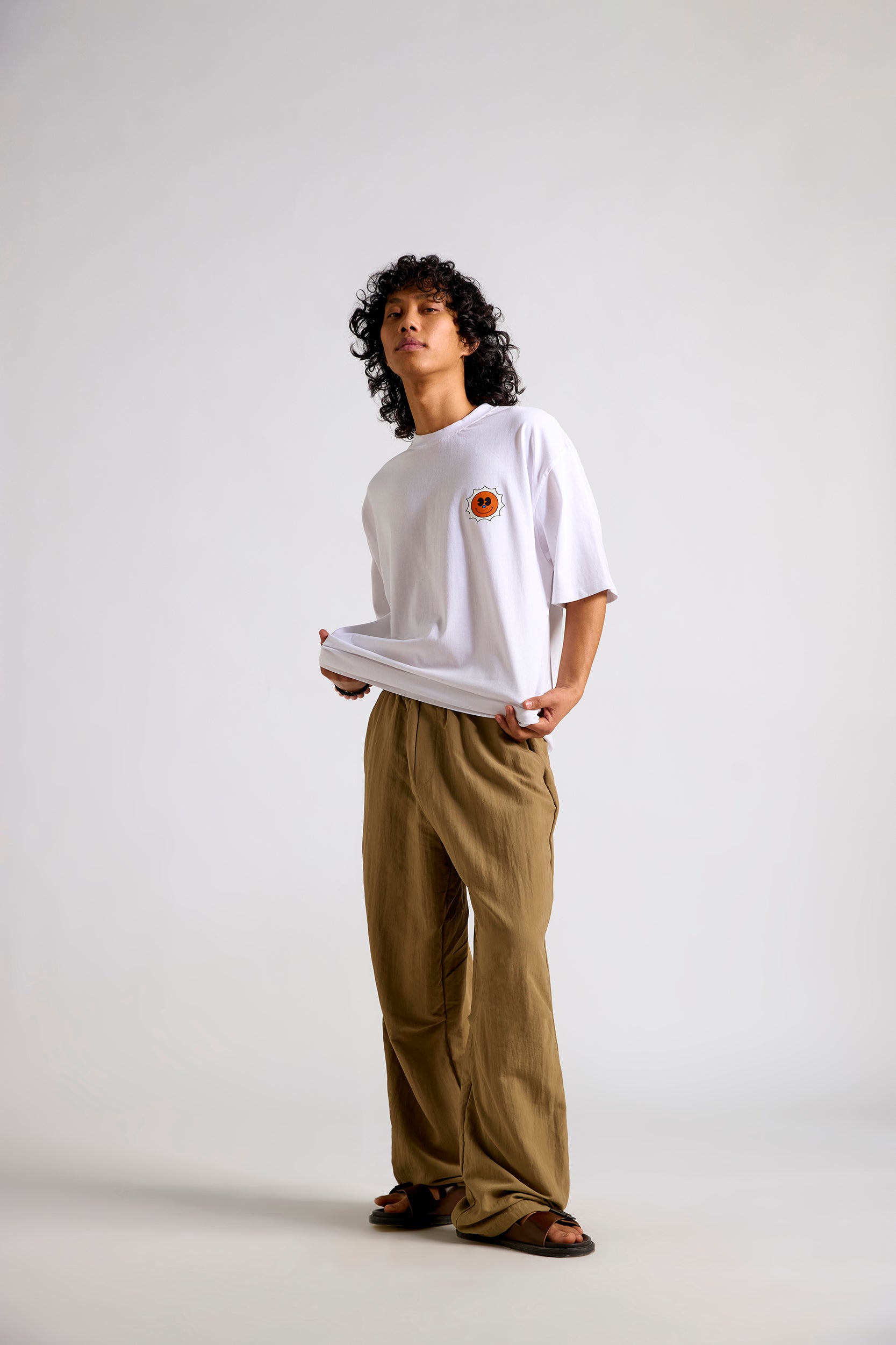 Garfield:Cool Down Men's Oversized T-shirt