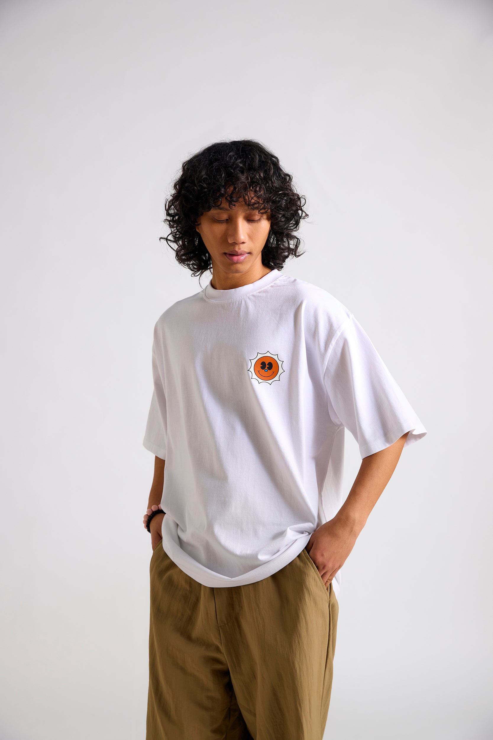 Garfield:Cool Down Men's Oversized T-shirt