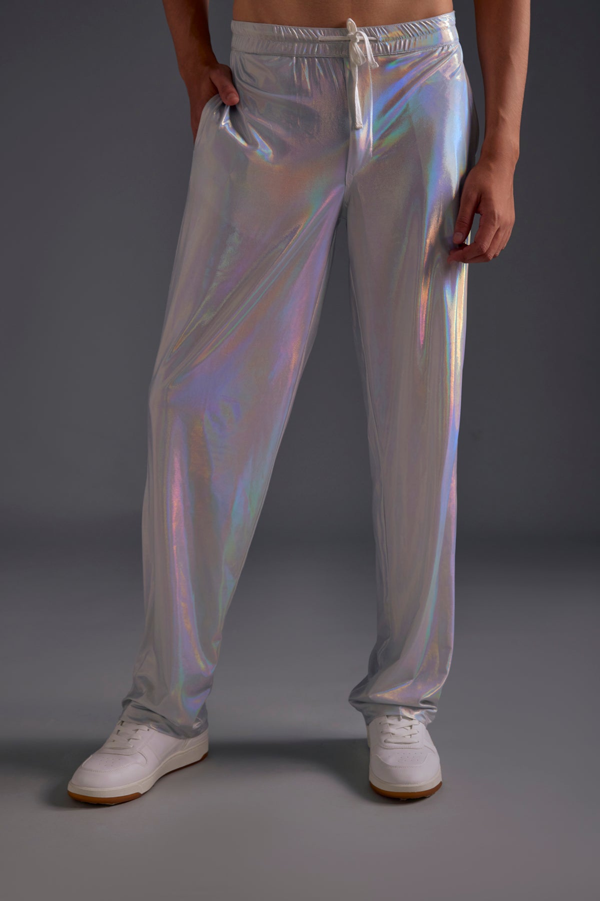 Light Silver Unisex Trousers