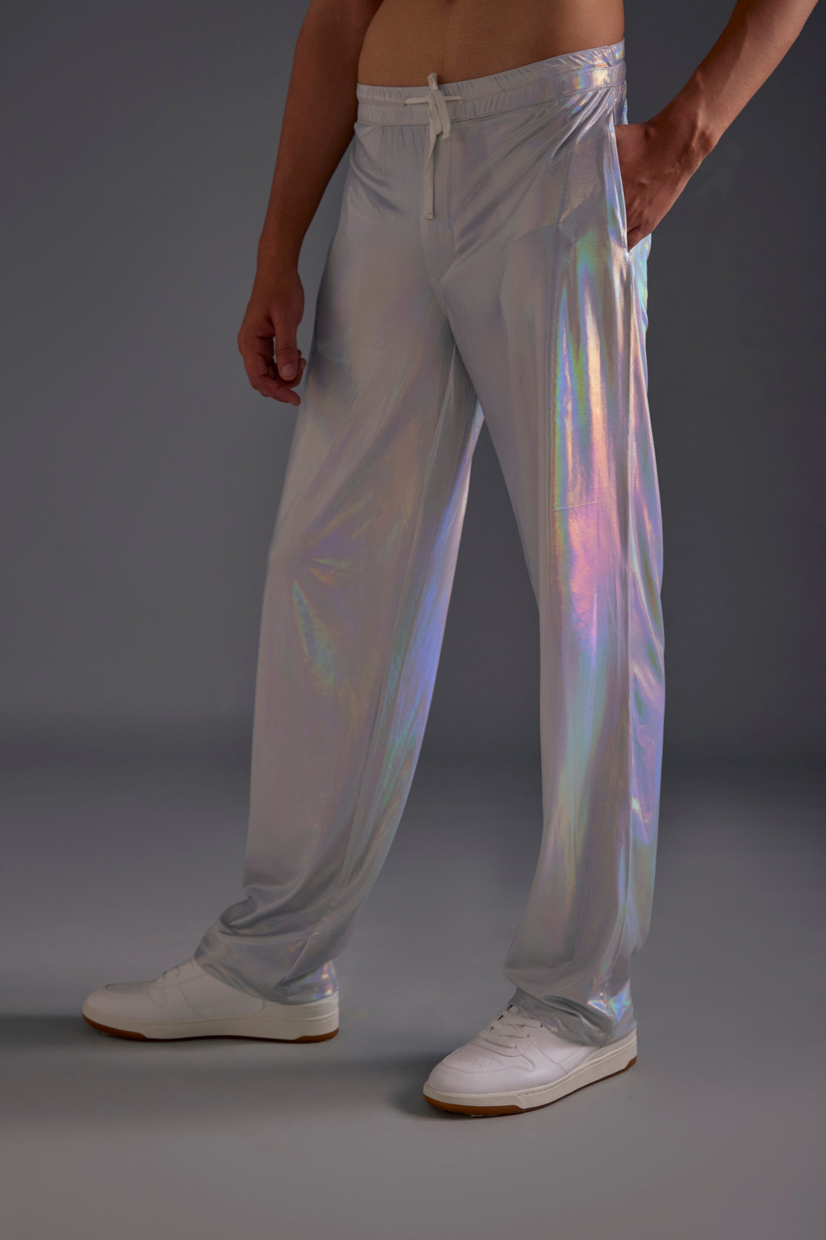 Light Silver Unisex Trousers