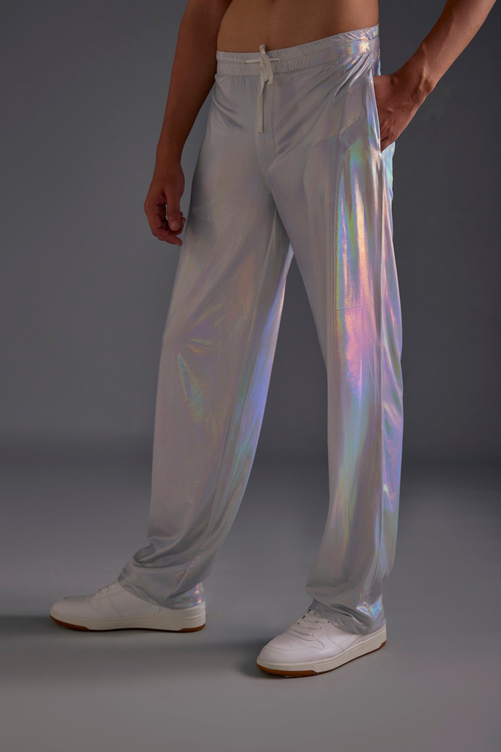 Light Silver Shirt and Trouser Set