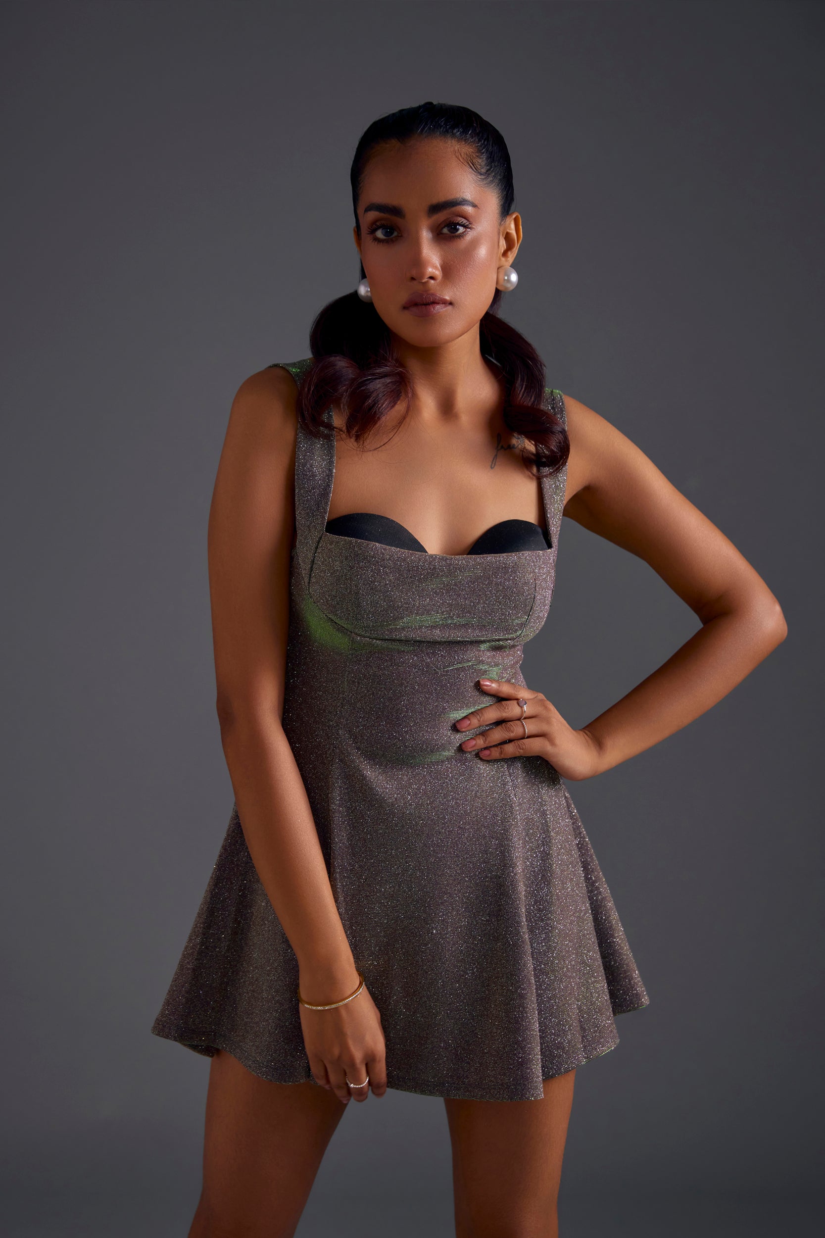 Stardust Cup Detail Dress