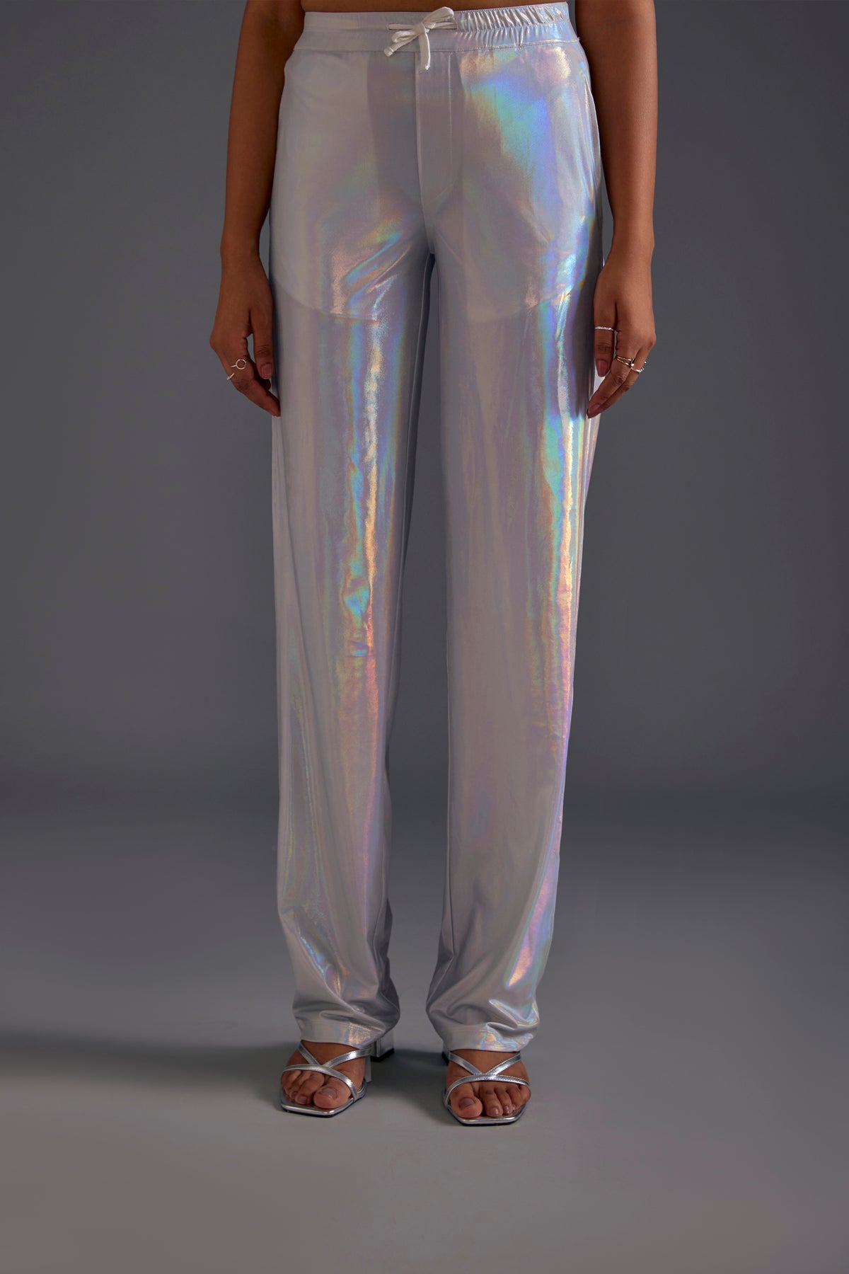 Light Silver Unisex Trousers