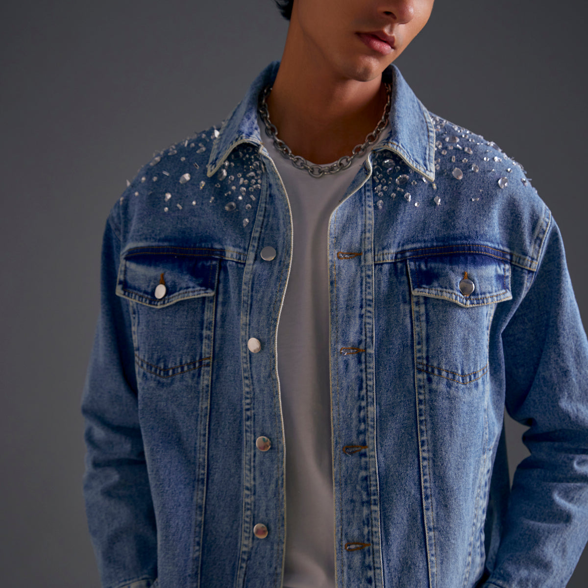 Embellished Denim Jacket