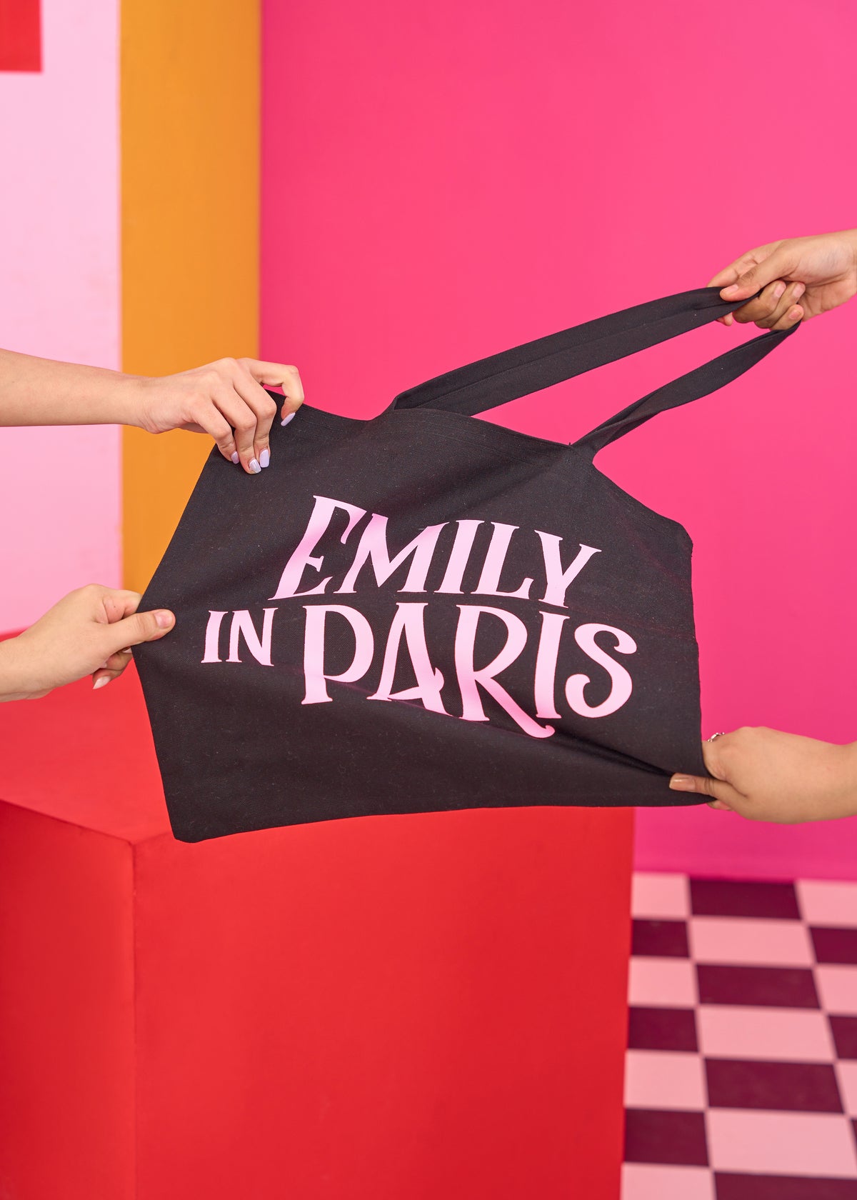 Emily in Paris- Black Tote Bag