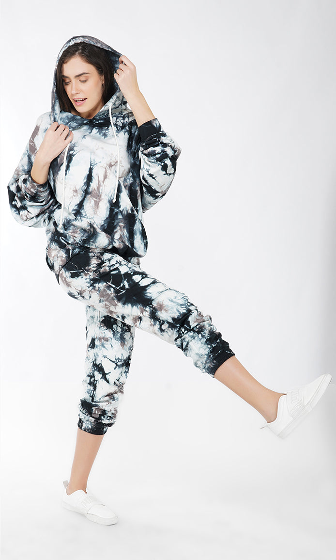 Tie & Dye Over-sized Hoodie and Joggers Set