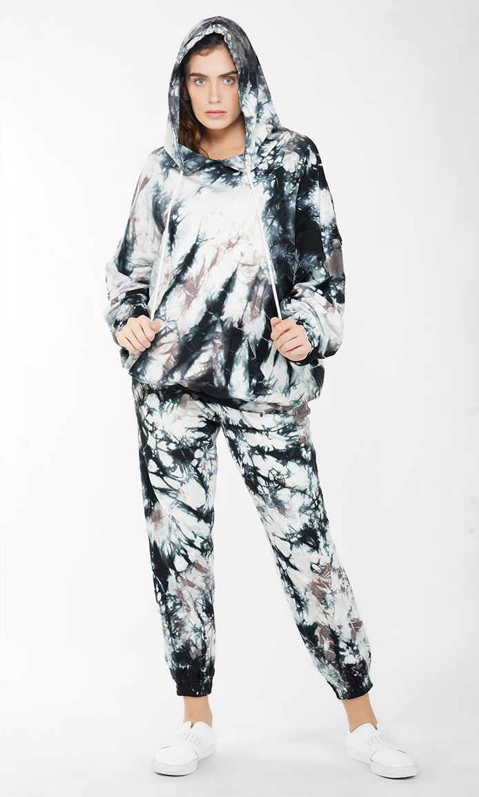 Tie Dye Over sized Hoodie and Joggers Set