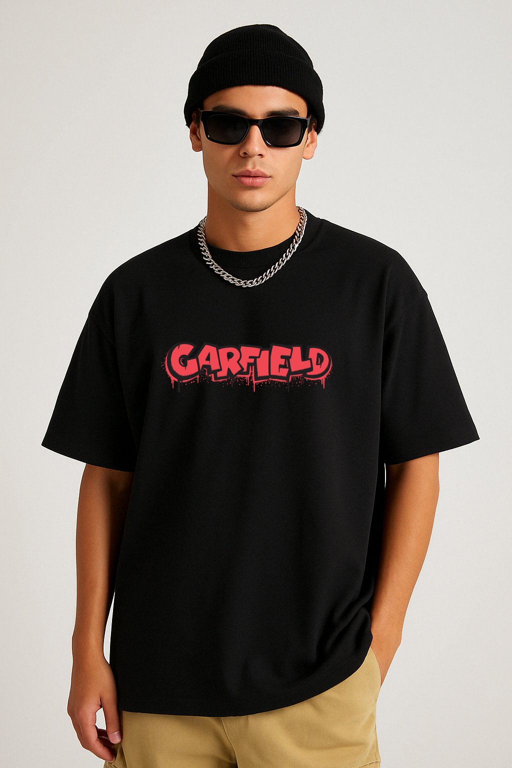 Garfield Spray Oversized T-Shirt - Men