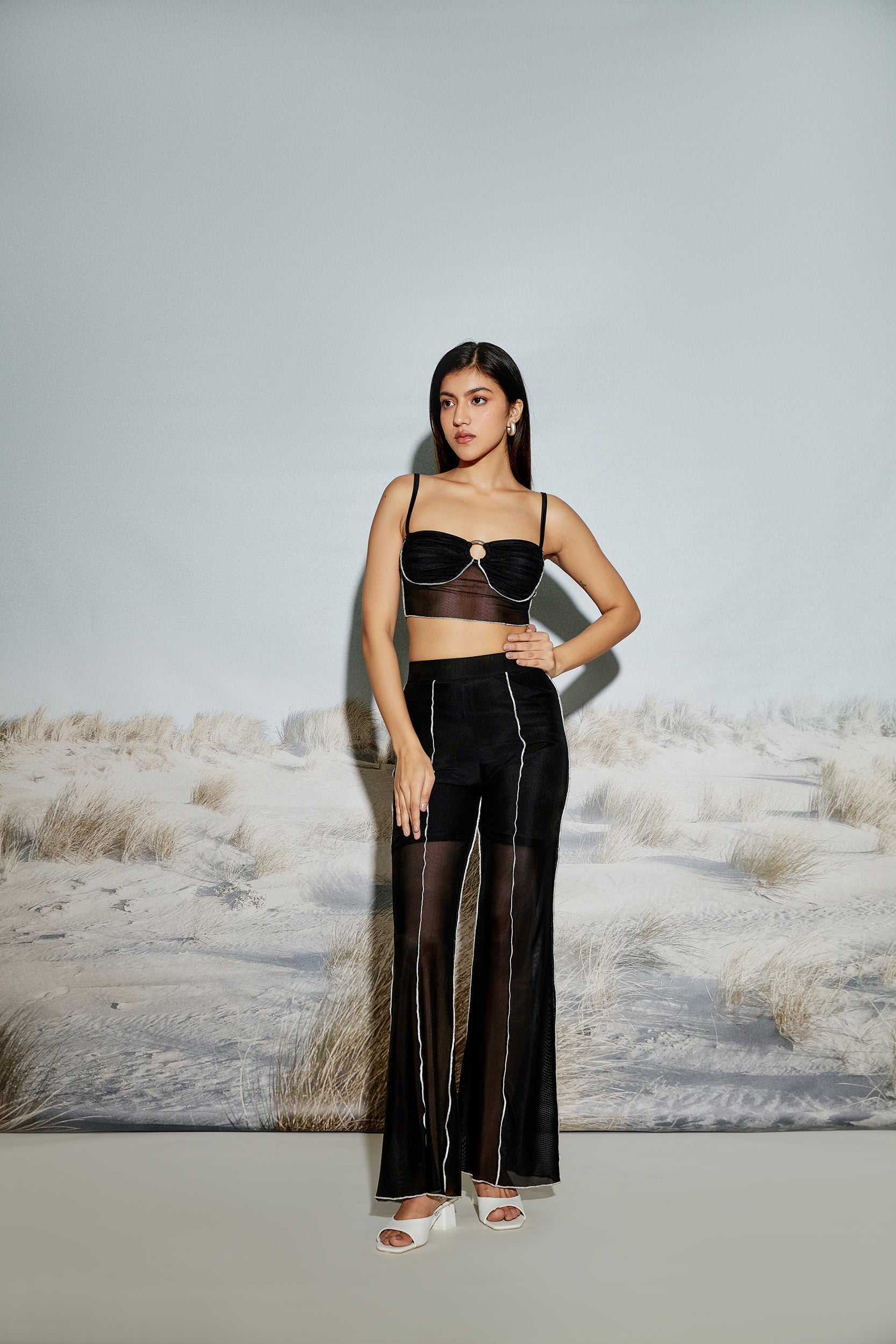 Out From Under Amore Mesh Pant In Black,at Urban Outfitters | Lyst