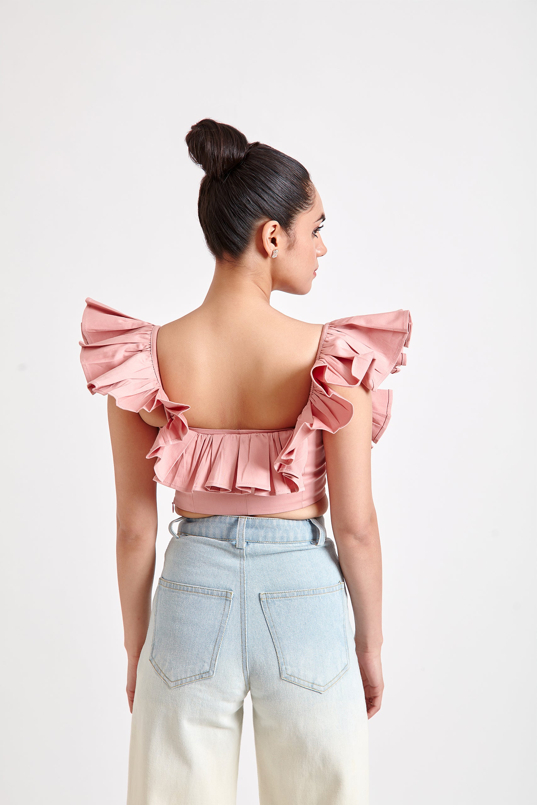 Ruffled Crop Top