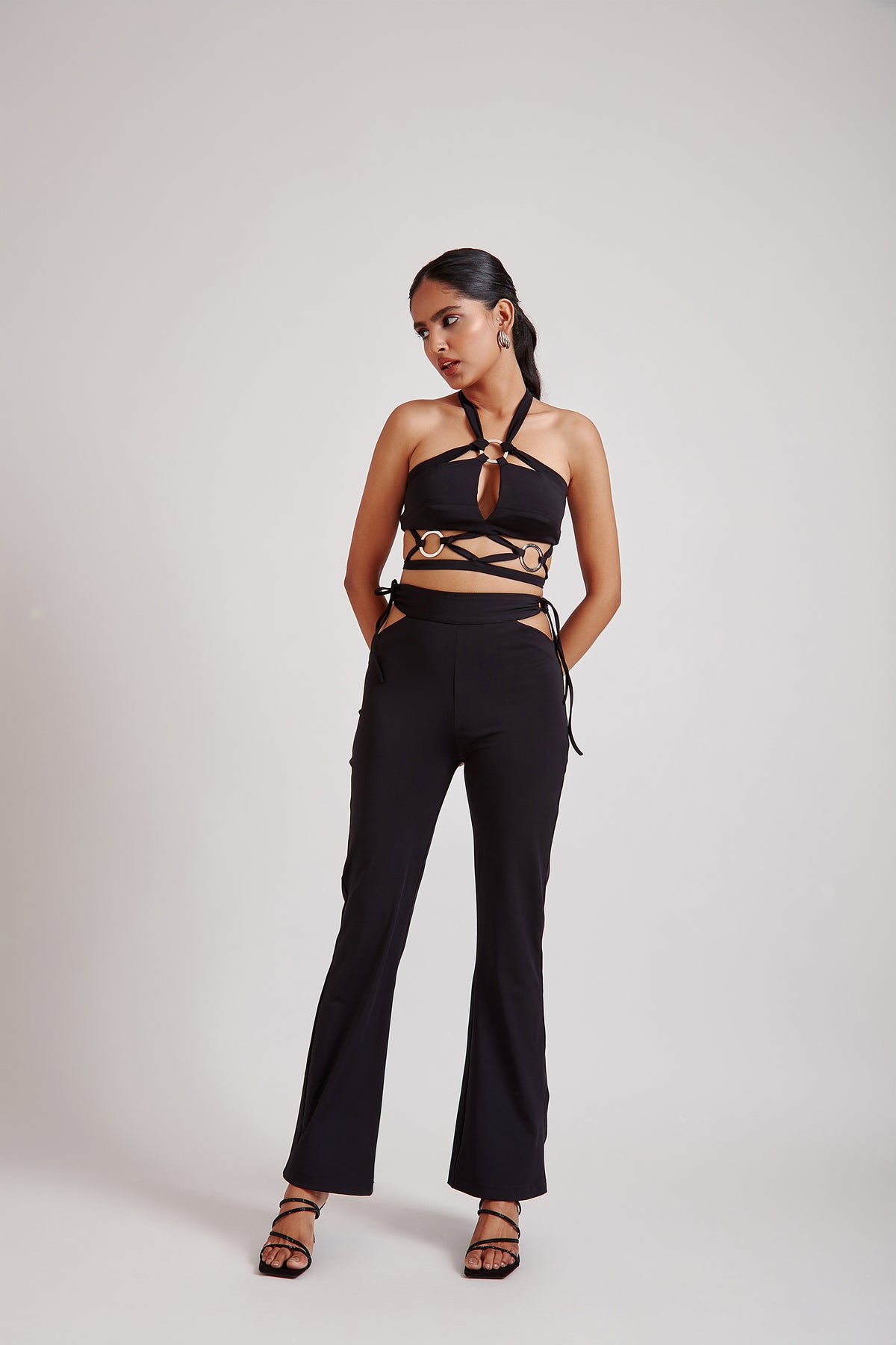 Black O-Ring Cut-Out Top