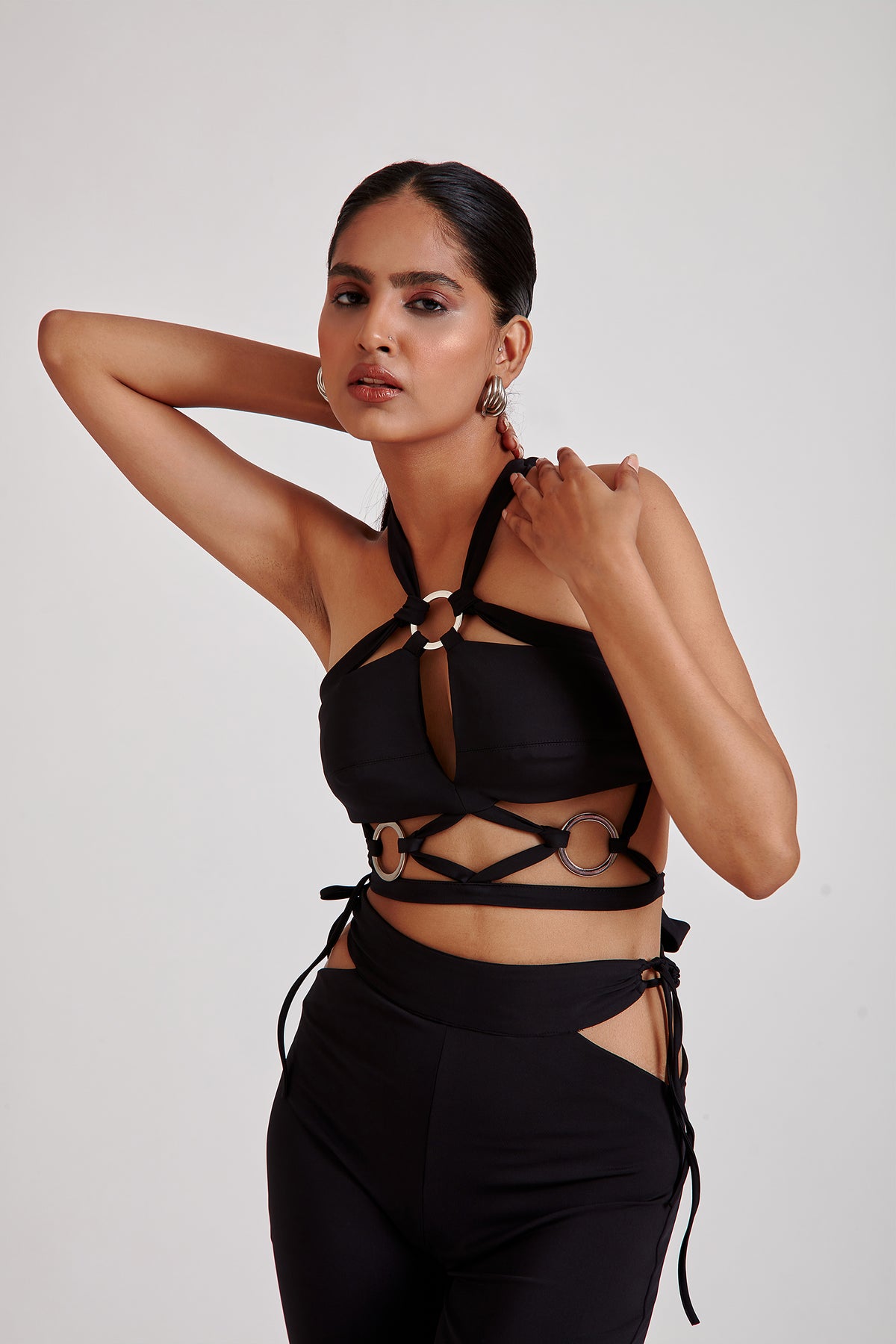 Black O-Ring Cut-Out Top