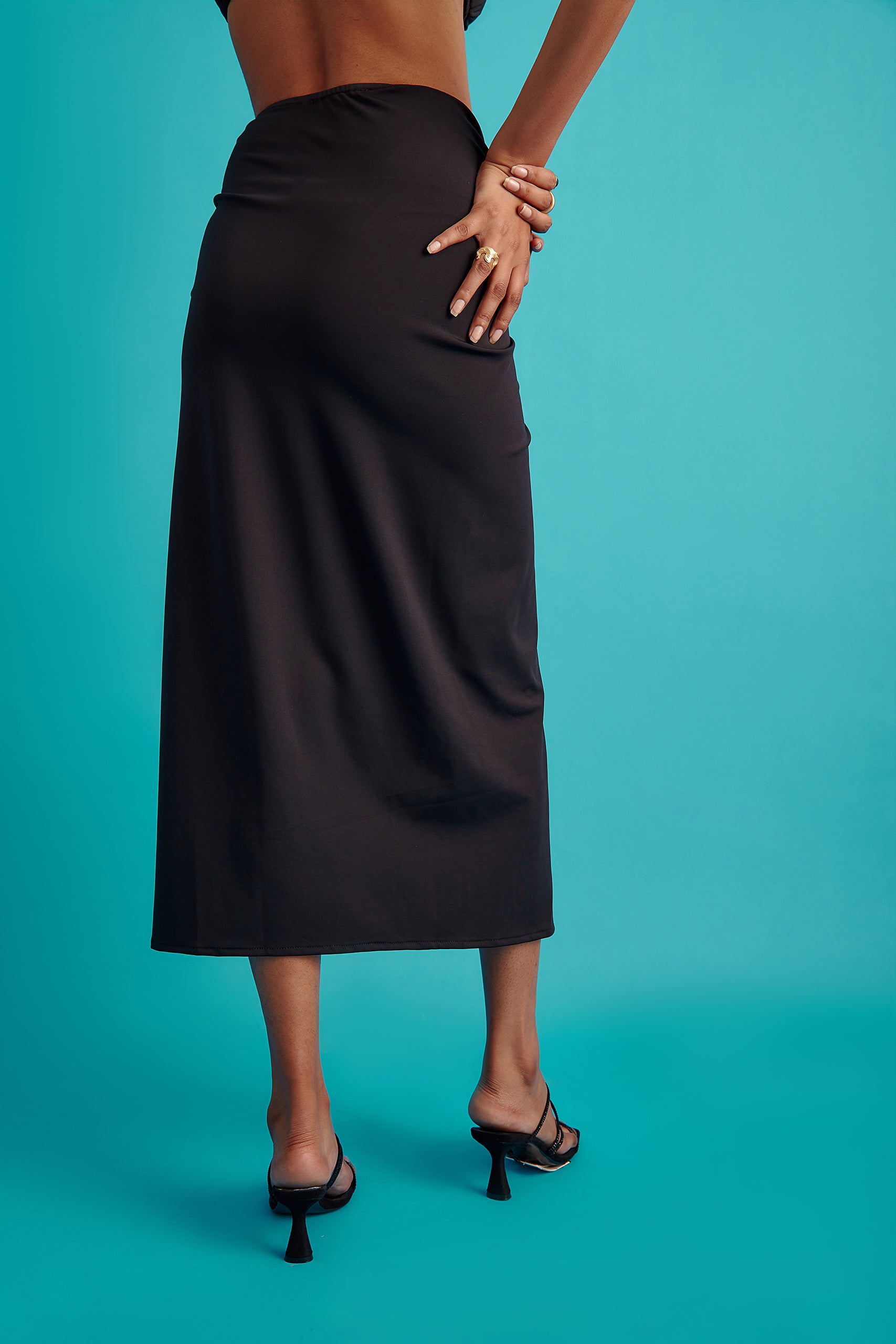 Asymmetrical Knotted Skirt
