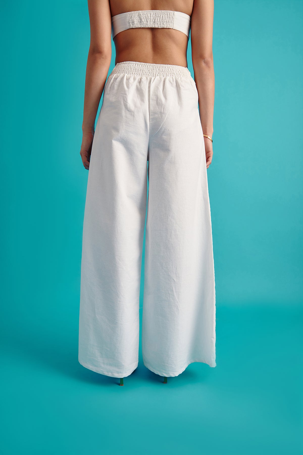 Side Cut-Out Flare Pants