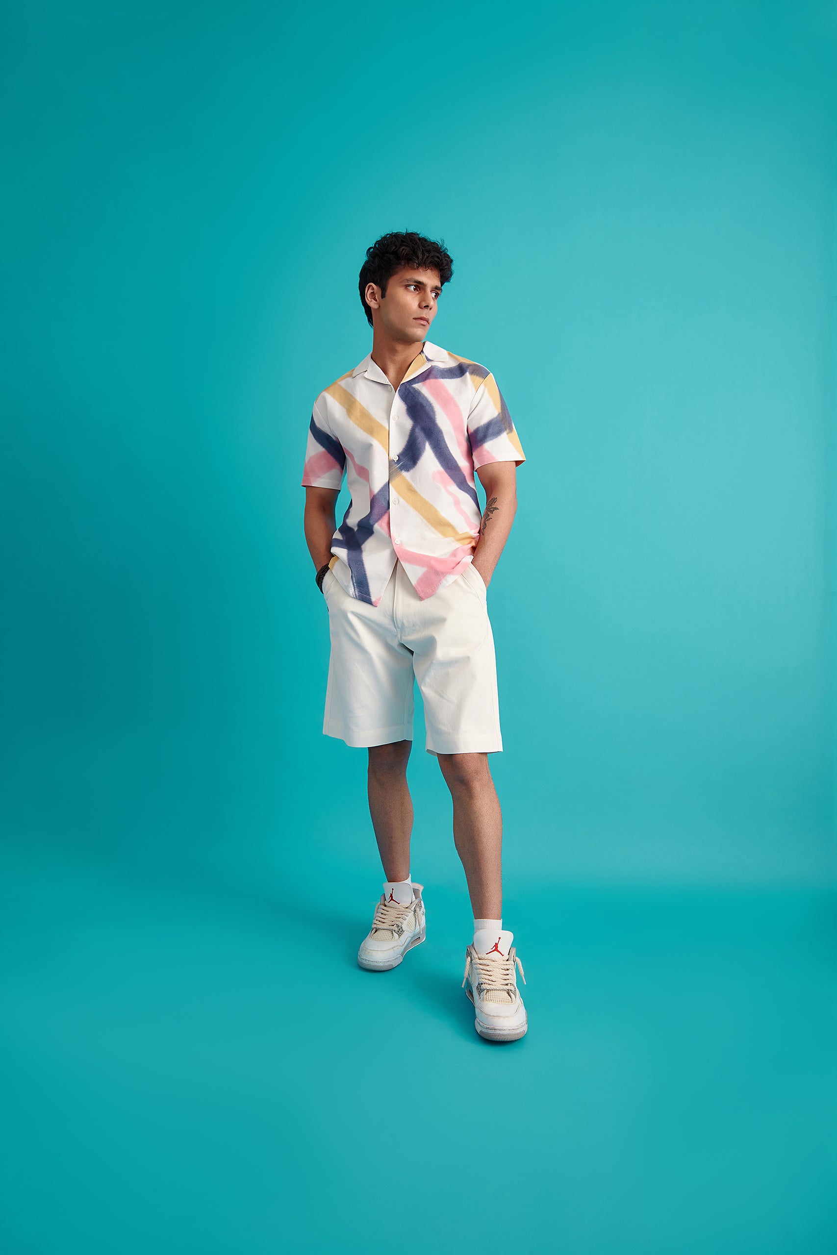 Watercolour Print Shirt