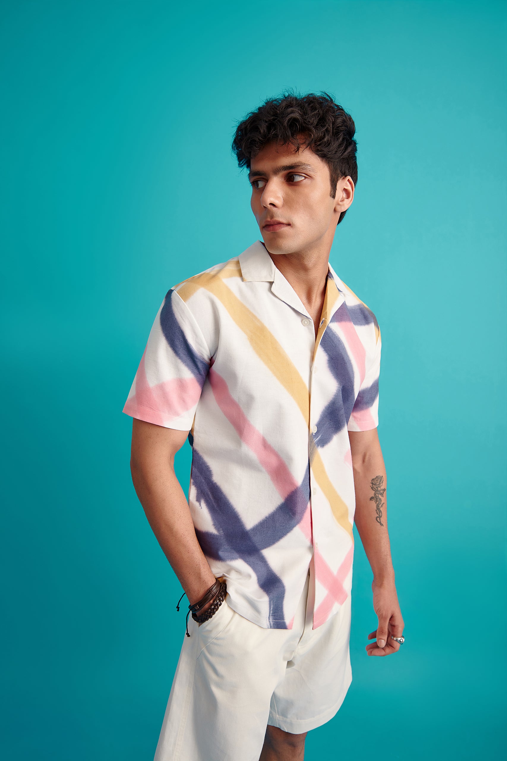 Watercolour Print Shirt