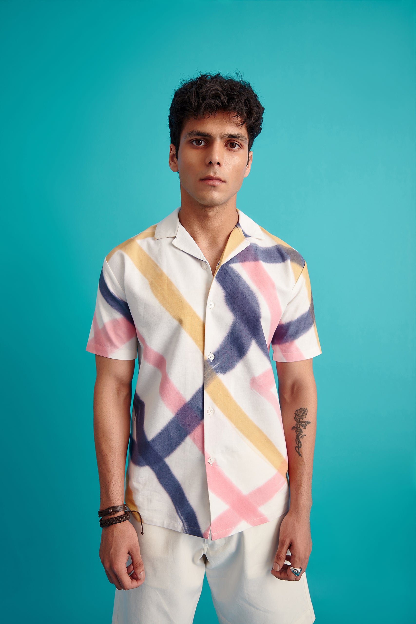 Watercolour Print Shirt