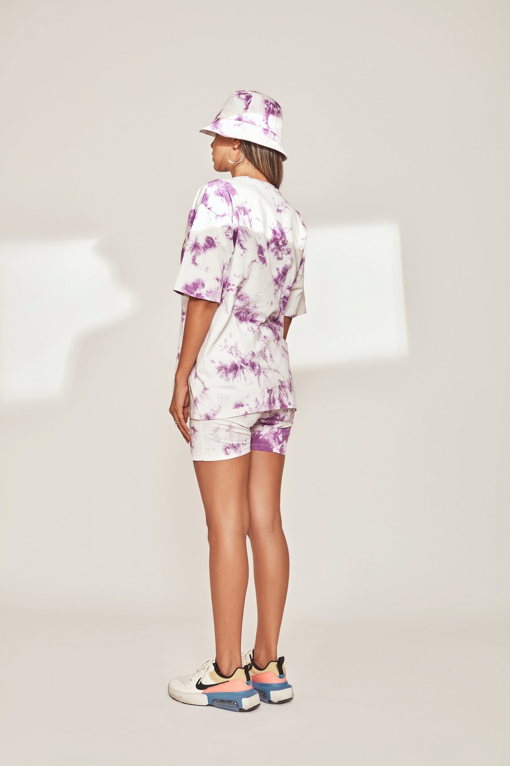 Lavender Tie Dye Cycling Shorts