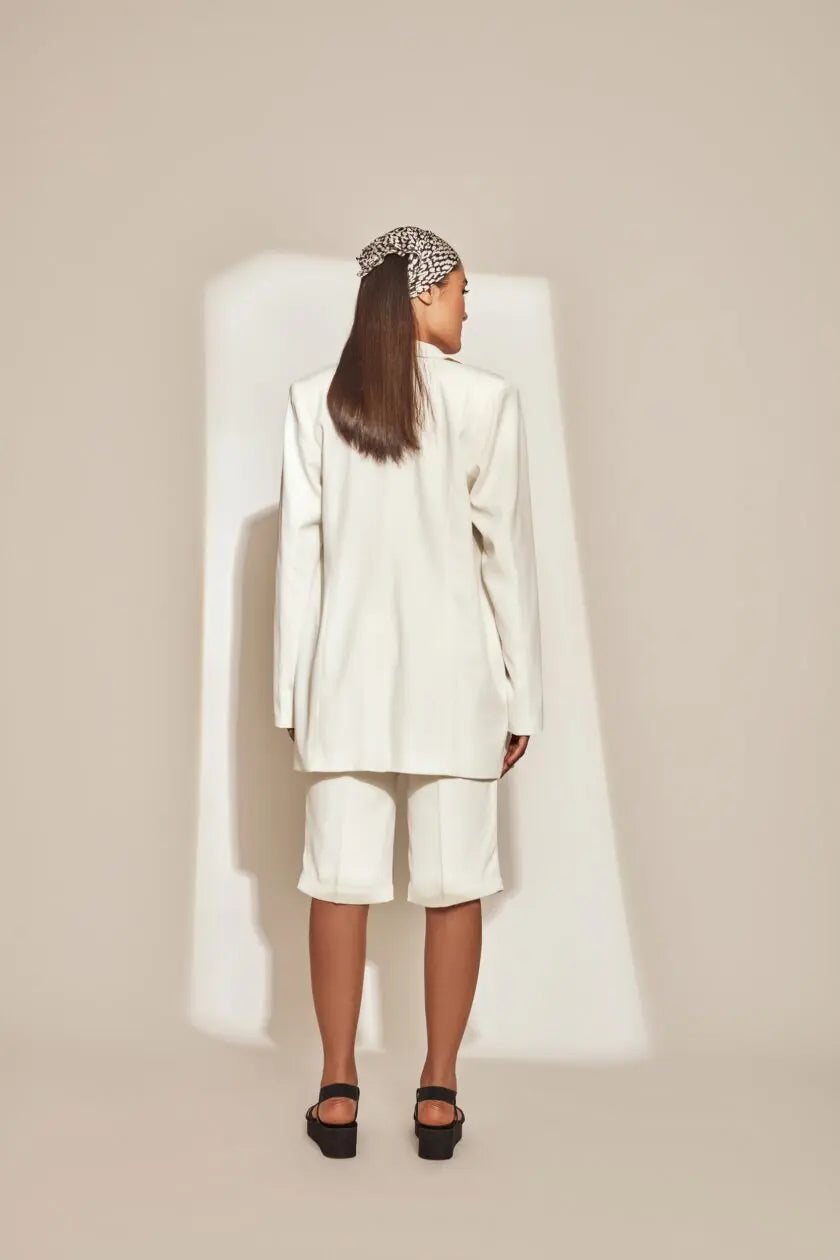 White Bermuda Shorts